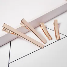 20 шт 41 46 56 76 мм золото KC металлические заколки-Аллигаторы для волос шпильки с плоским верхом с зубами для DIY шпильки головные уборы ювелирные изделия для волос поиск