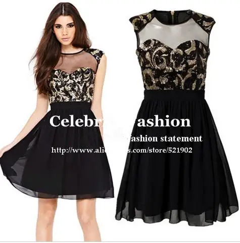 Xd91 Celebrity Style Women Y Body Hug Organza Insert Sequined Xd91 Celebrity Style Women Y Body Hug Organza Insert Sequined Dress Casual Black Flare Party Free Shipping In Dresses From S Clothing
