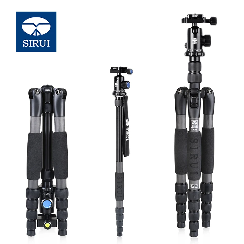 

SIRUI A-1205 A1205 Professional Carbon Fiber tripod Flexible Monopod Ultra-light portable For Camera With Y11 Head 5 Section