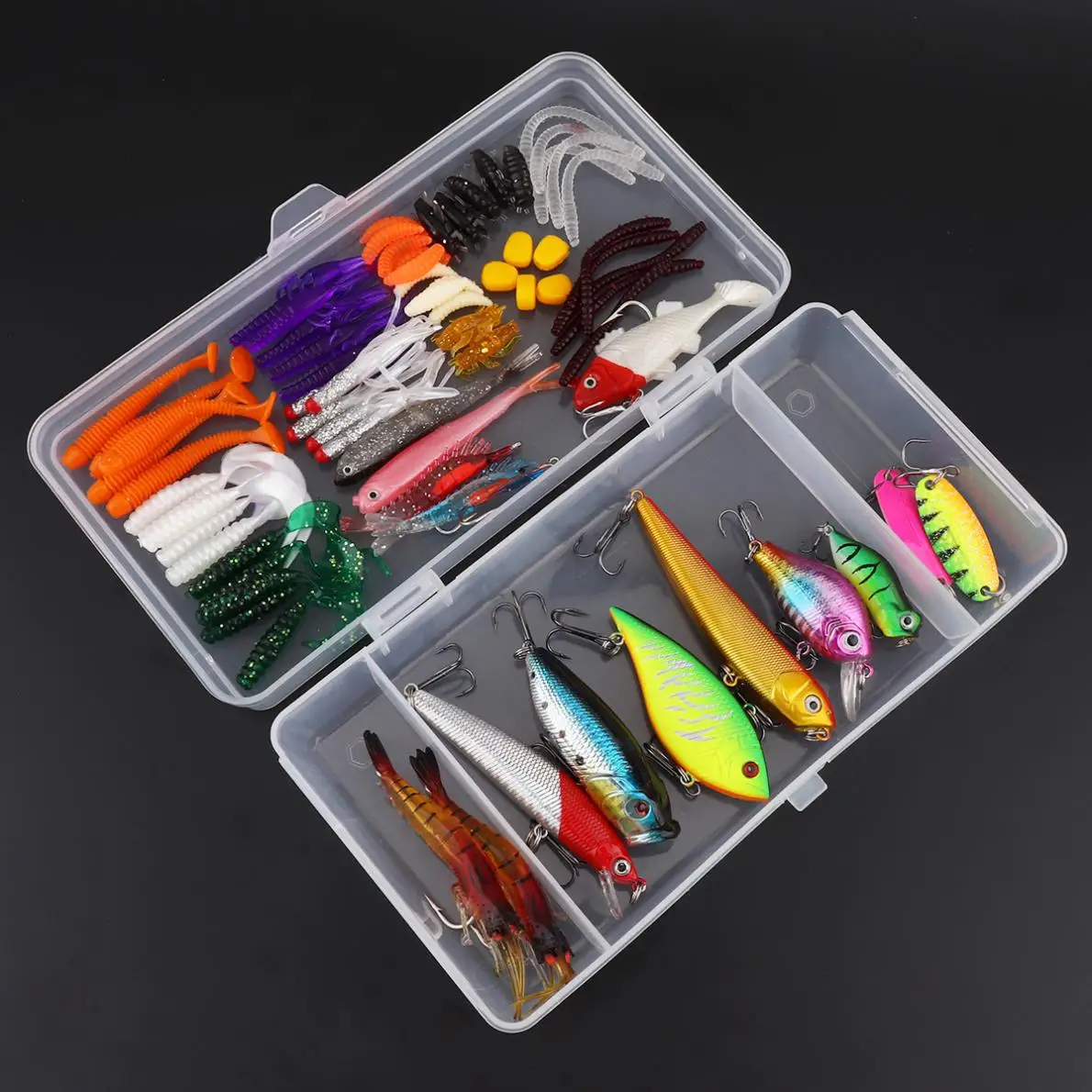 10x Spoon Spinning Fishing Lures Hard Bait Sequins Fishing Baits Replacement