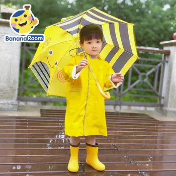 

Multi-function children's raincoat baby child primary school boys and girls poncho rain with bag winter