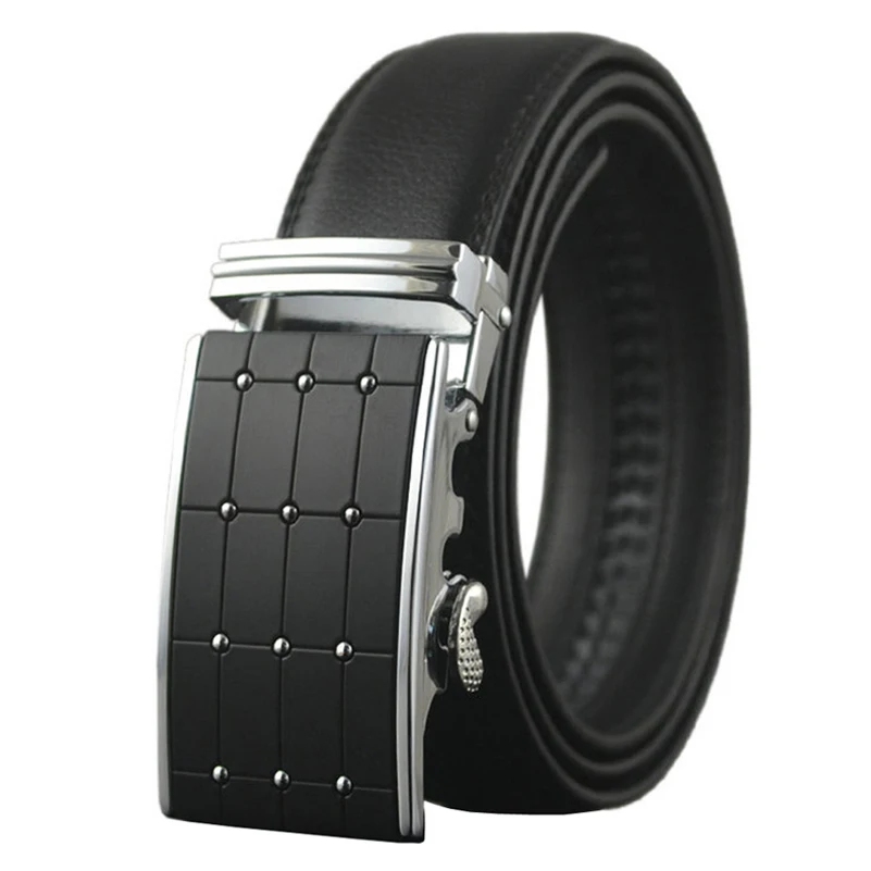 Men's 38" 54" Ratchet Dress Belts Genuine Leather Famous Brands gg