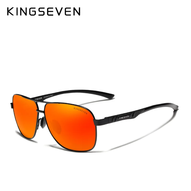 Солнцезащитные очки KINGSEVEN Поляризованные алюминиевые зеркальные для