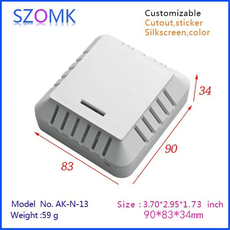 1 шт., новая Электроника датчик влажности коробки 90*83*34 мм Пластиковая распределительная коробка, Электрический abs пластиковый корпус управления
