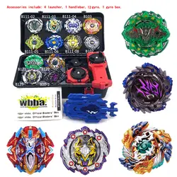 2019 Новый Beyblade взрыв Бек игрушки лезвие из металла Funsion Bayblade комплект ящик для хранения с ручкой Launcher Пластик игрушки для детская