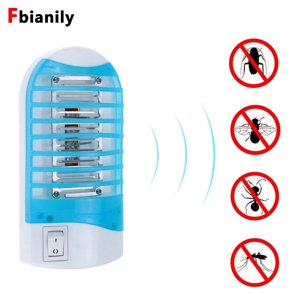 Mosquito Killer Night Light Electronic Fly Bug Insect Mosquito Killer Lamp Moth Stinger Wasp Killing Trap US/EU Plug