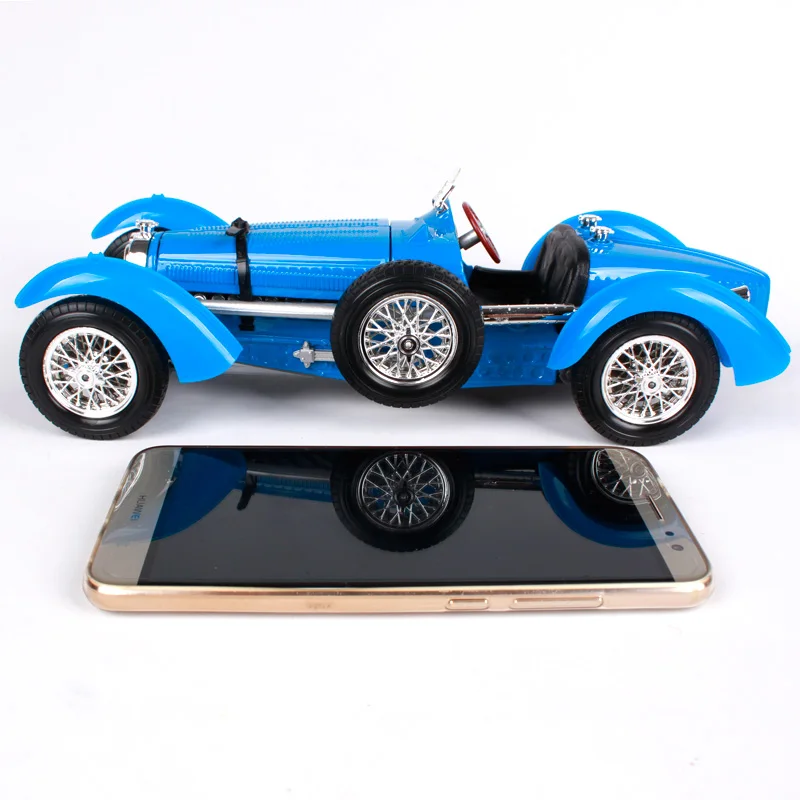 Bburago 1:18 1934 bugatti Тип 59 роскошный синий автомобиль литья под давлением 252*100*76 классическая модель автомобиля крутой автомобиль Коллекционирование для мужчин 12062