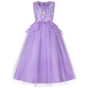 

Kids Flowers Wedding Dress 2019 New Girls Wedding Dresses High-grade Girls Pageant Dress Kids Party Dresses Children Clothes
