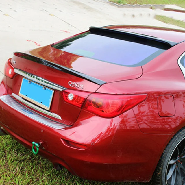 Auto Fit For Infiniti Q50 Q50S Spoiler 2014 2015 2016 2017 Carbon Fiber