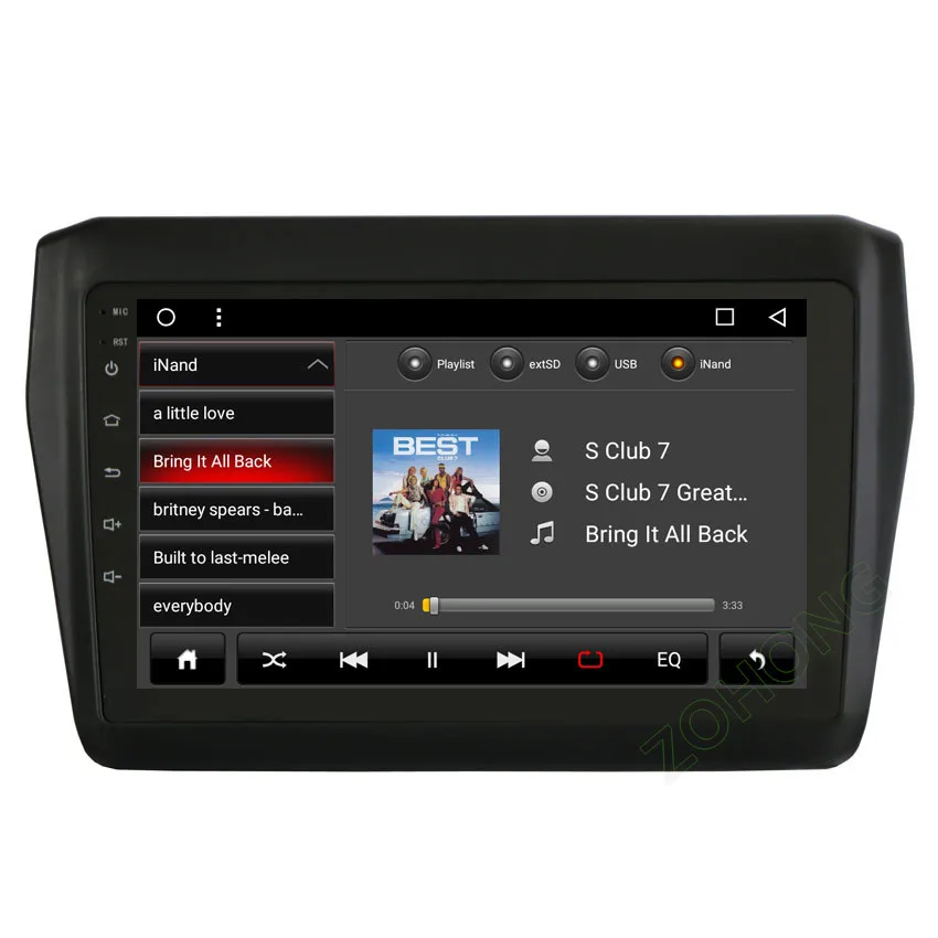 2.5D 9 дюймов PIP Восьмиядерный Android автомобильный DVD мультимедийный плеер для Suzuki Swift автомобиль gps-навигация, радио, стерео wifi