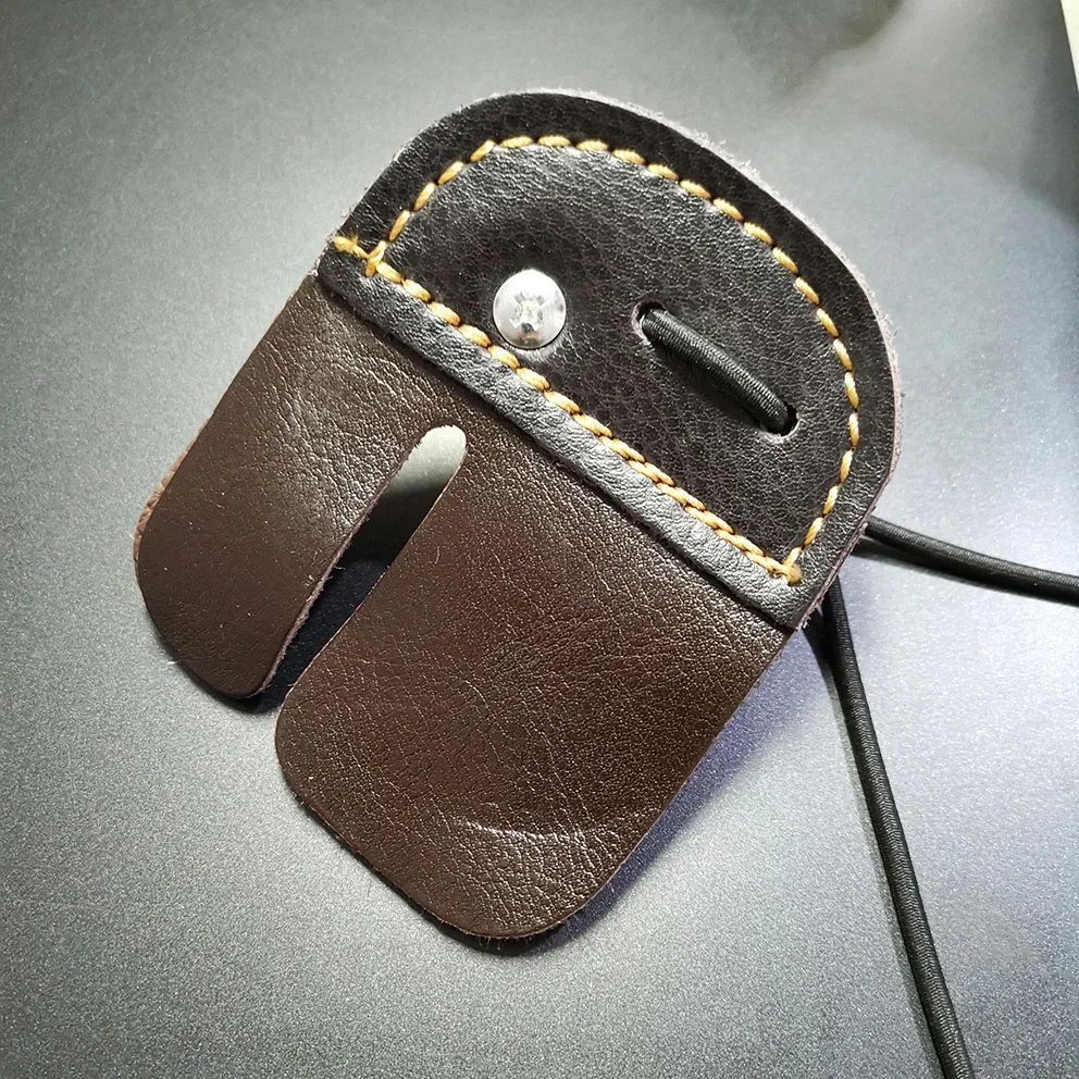 

Finger Recurve Bow Accessories Mediterranean Finger Guard Thick Leather Bow Straight Finger Guard Finger Guard Archery