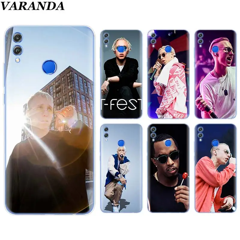 

T-Fest Rapper Silicone Soft Case for Huawei Honor 8X 8C 8S 8A 9 10 Lite 20i View 20 Y6 Y7 Y9 2019 Case Coque