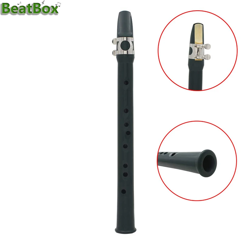 

Mini Pocket Bb Saxophone Portable ABS Lightweight Sax for Art Music Musical Instruments Woodwind Instruments Easy To Play