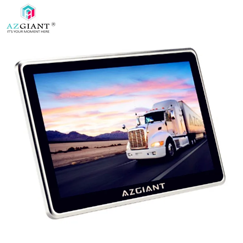 AZGIANT " Blutooth WiFi Автомобильный навигатор для грузовиков gps DVR SAT планшет сенсорный экран Android водительский рекордер карта жизни 16 Гб NT-80