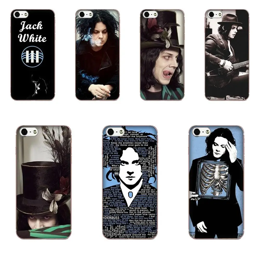 Jack White Soft Silicone TPU Transparent Covers Capa For Huawei P8 P9 P10 P20 P30 Mate 7 8 9 10 20 Lite Plus Pro 2017 | Мобильные