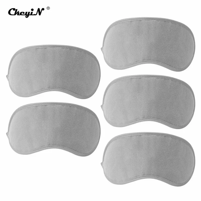

5PCS 3D Eye Mask Soft Silk Sleep Padded Shade Cover Rest Relax Sleeping Blindfold Adjustable Belt Magnet Sleepaid Relaxation 37
