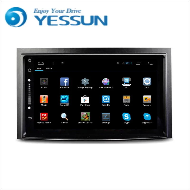 Clearance YESSUN Android Radio Car DVD Player For Toyota Venza 2013~2016 stereo radio multimedia GPS navigation with WIFI Bluetooth AM/FM 1