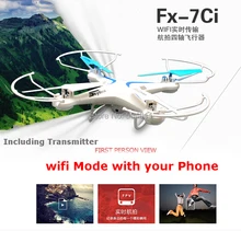 Fineco FX 7ci 2 4GHz 4CH 6 Axis Gyro WiFi Real Time Video RC Quadcopter UFO