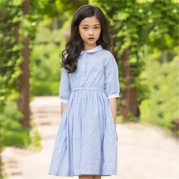 

2019 New Summer Fashion Teenage Girls Striped Princess Dress Kids Dresses For Girls Toddler Girl Dresses Clothing Vestidos L144