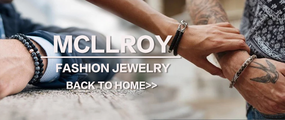 Mcllroy, мужское ожерелье, кожаная мужская цепочка, Ретро стиль, нержавеющая сталь, кулон, модный pingente, геометрический амулет, ювелирные изделия, подарки