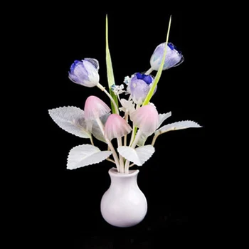 

Flowers Mushroom Bedroom Decor Light Sensation LED Night Light Bed Lamp Night Lamp AI88