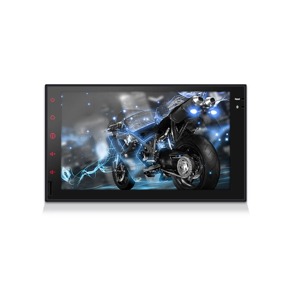 2 Din Android 8 1 Радио bluetooth GPS навигация wifi стерео 1024*600 ПК настольный автомобильный