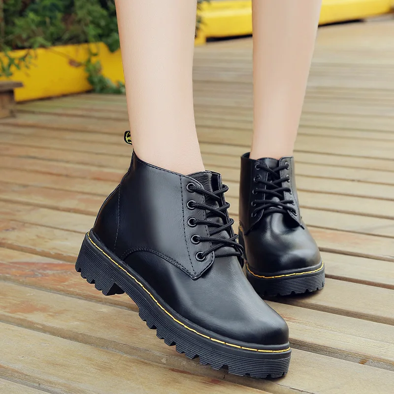 

2019winter women's shoes women boots split Leather Women Boots snow shoesMotorcycle Winter shoes men snow Boots botas neg