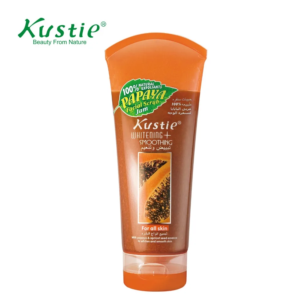 

Kustie Exfoliating Smoothing Papaya Facial Scrub for Oil Balanced And Impurities Remove 200ml