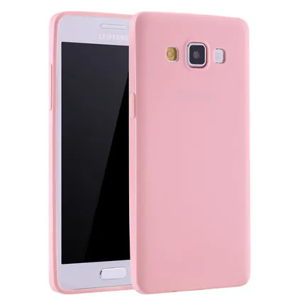 Силиконовый чехол для samsung Galaxy A3 A5 A7 J5 J7 Grand Prime G530 S6 S7 край S8 S9 Plus Note 8 3 4 5 - Цвет: Pink