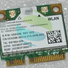 Двухдиапазонный 6230AN 62230AN 62230ANHMW 300 Мбит/с+ BT3.0 Половина мини PCIe беспроводная wifi карта 0XXG96 для dell