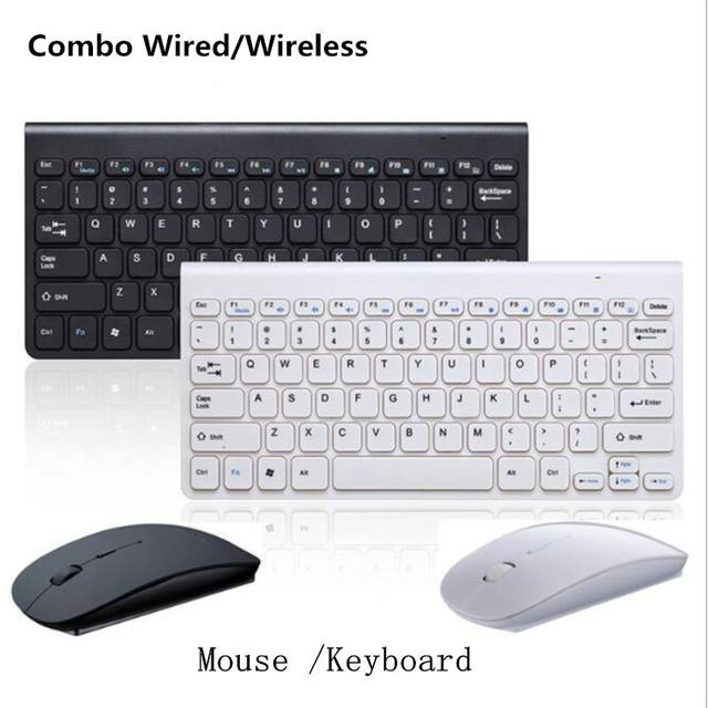 2.4G Mini Wireless Mouse and Keyboard Combo Set
