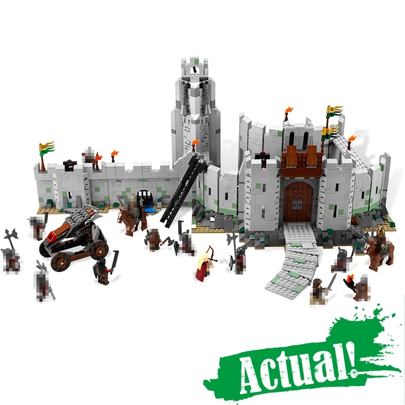 

The Battle Of Helm Deep Lepin Movie 16013 1368Pcs The Lord of the Rings Series Model Building Blocks Bricks Toys Compatible 9474