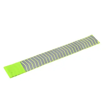 

Green Running Fishing Cycling Reflective Strips Warning Bike Safety Bicycle Bind Pants Hand Leg Strap Reflective Tape