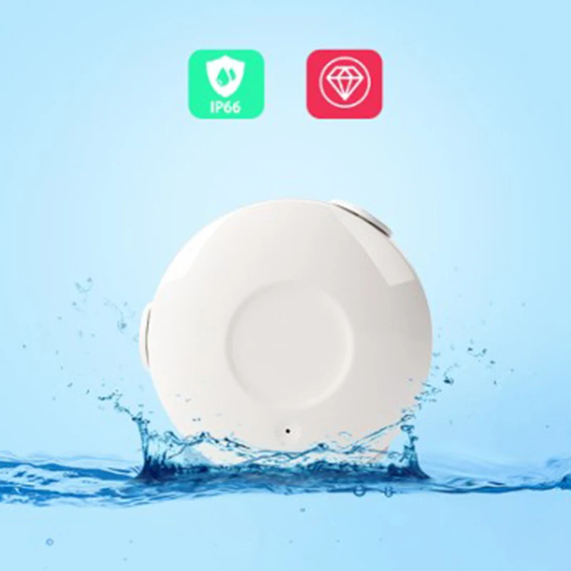 

Quality NAS-WS02W Water Sensor WiFi Leak Detector Alarm Sensor App Notification Alerts