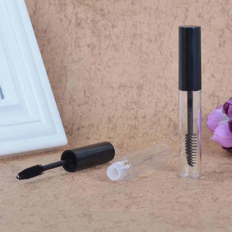 

MUB 10 ml Black Cap Empty Eyelashes Tube Container Vials With Plug Reusable Portable Bottle Makeup Accessories (1 pcs)