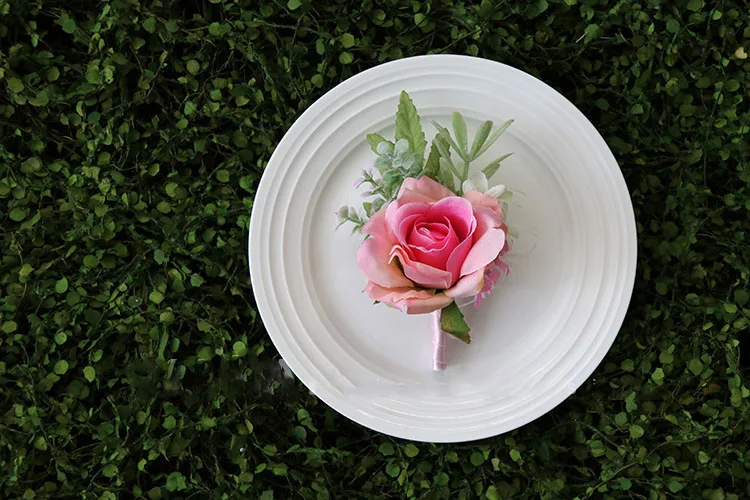 30059-30064-pink wrist corsage boutonniere wedding  (21)
