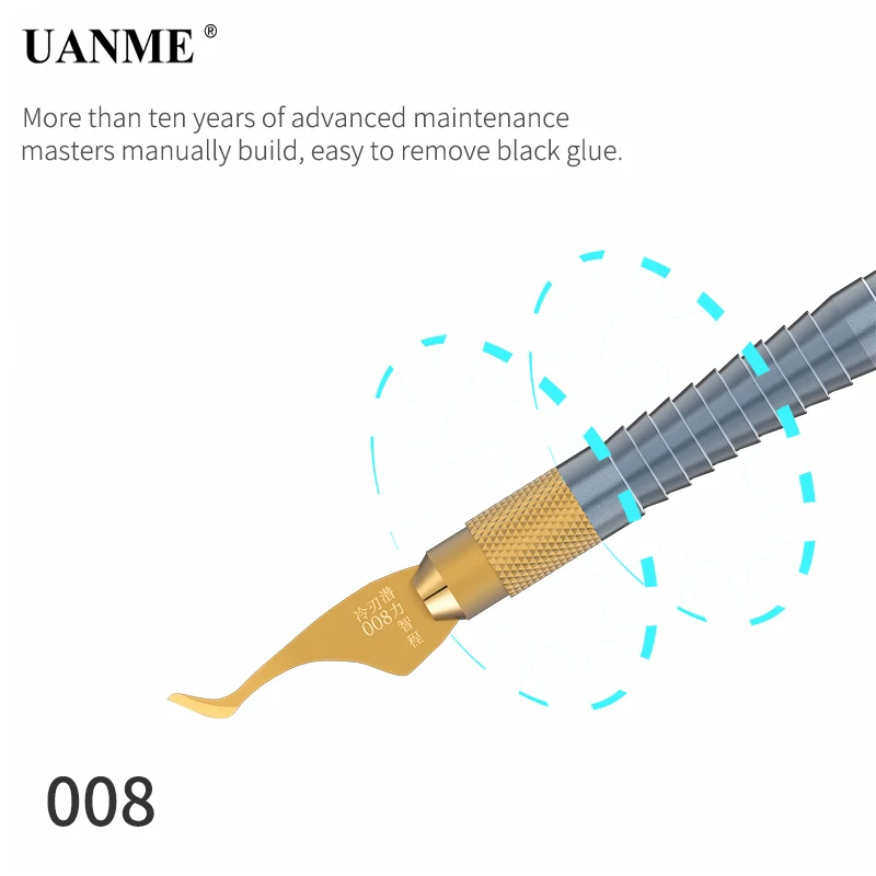 

UANME Repaired knife CPU A7 A8 A9 A10 motherboard Burin To Remove Phone Processors knifes For iPhone IC Chip Repair Thin Blade
