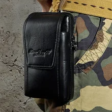 Для мужчин Пояса из натуральной кожи крест Средства ухода за кожей Сумки Посланник одного плеча крючок для сумки мобильный телефон случае кошелек Пояса Фанни талии пакет