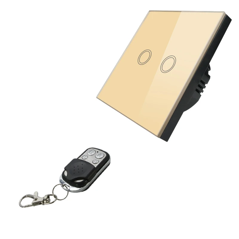 VHOME smart Touch Screen Light Switch Waterproof Glass Panels 220V&ampdigital Wireless micro Remote Control Transmiter RF433mhz |