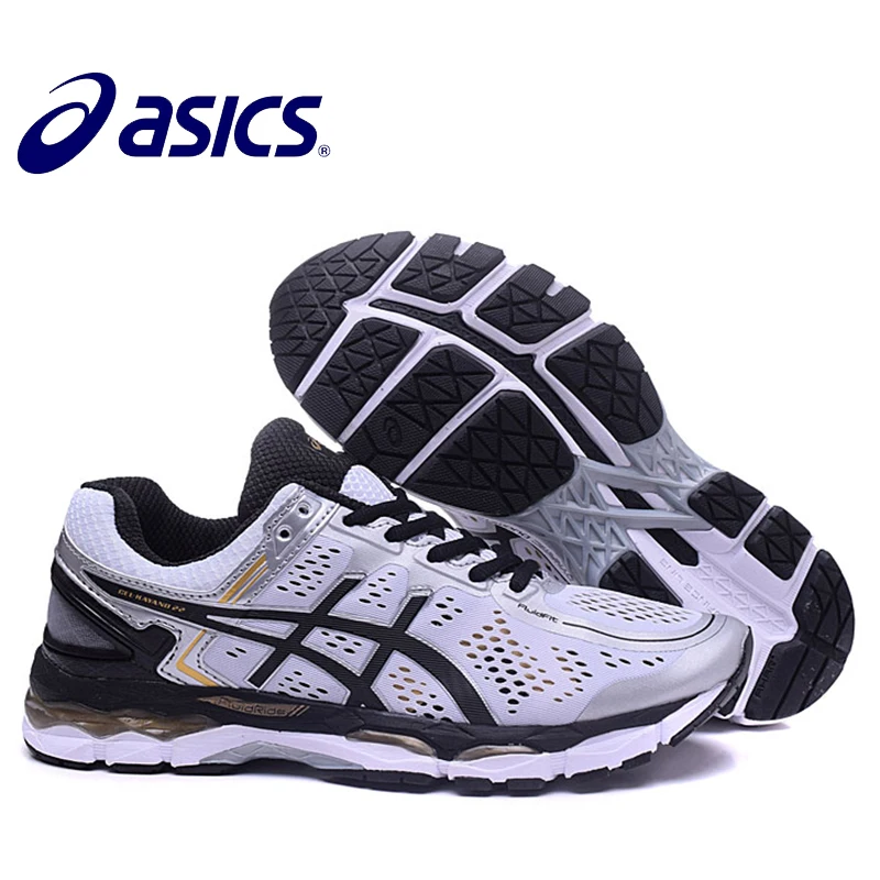 2018 New Arrival Official ASICS GEL-KAYANO 22 Men's Cushion Sneakers Comfortable Outdoor Athletic shoes Hongniu