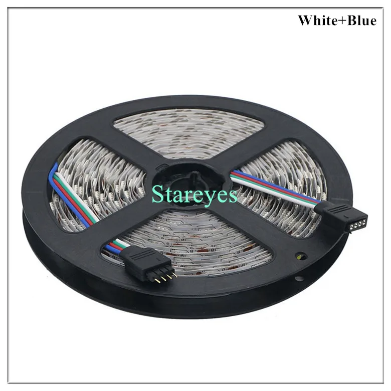 50 шт. SMD 5050 12 в 300 светодиодный 5 м RGB+ CCT W& WW светодиодный светильник двойной белый 2 в 1 светодиодный светильник с цветовой температурой