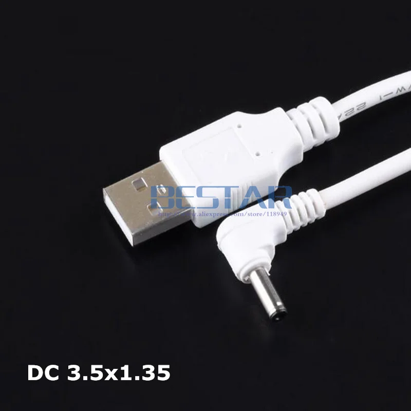 Кабель питания штекер USB в DC 3 5*1 35 мм 5 x 1 5x1 прямоугольный разъем L-образной формы м |