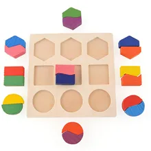 Besegad дети 3D мультфильм деревянные пазлы геометрический Форма Сортировки Доска Головоломки развивающие Рука понять доска для головоломки игрушки