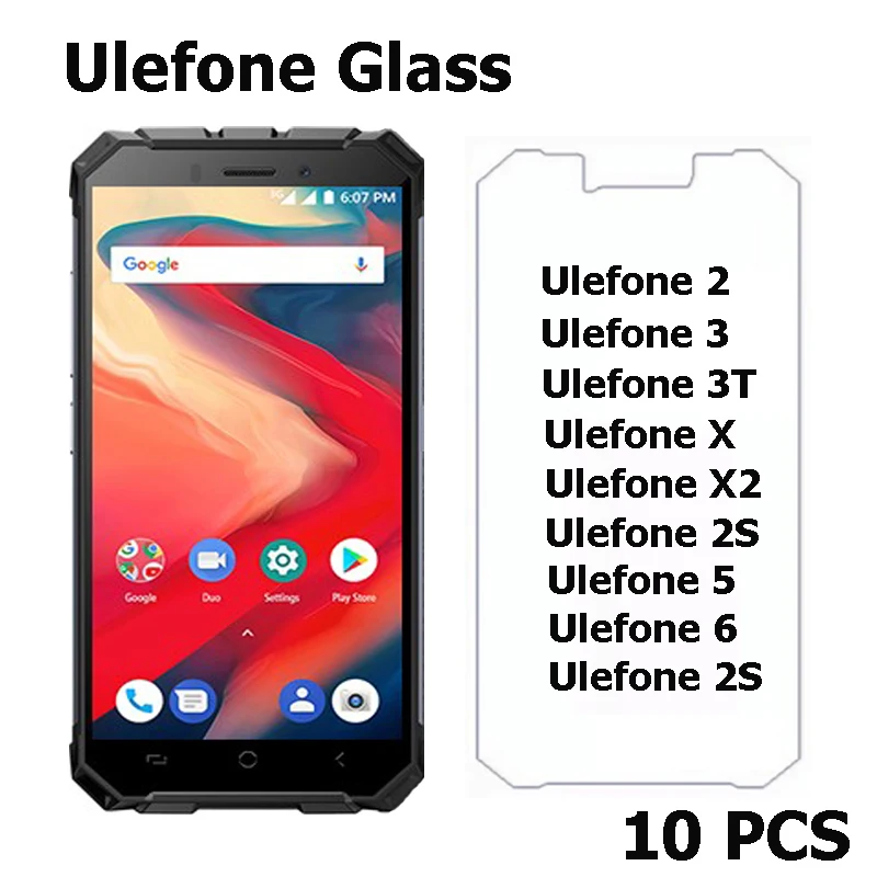 Закаленное стекло для Ulefone Armor X X2 X3 X5 X6 X7 2 2S 3 3T 3WT 5 6 7 E S защита экрана телефона