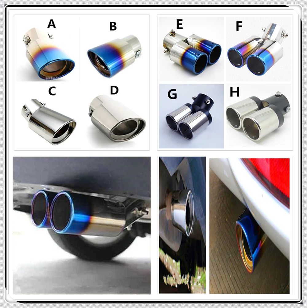 

Car Steel Exhaust Muffler pipe cover Tail For Mercedes Benz S550 S500 IAA G500 ML F125 E550 E350 W205 W201 B200 B150 W210