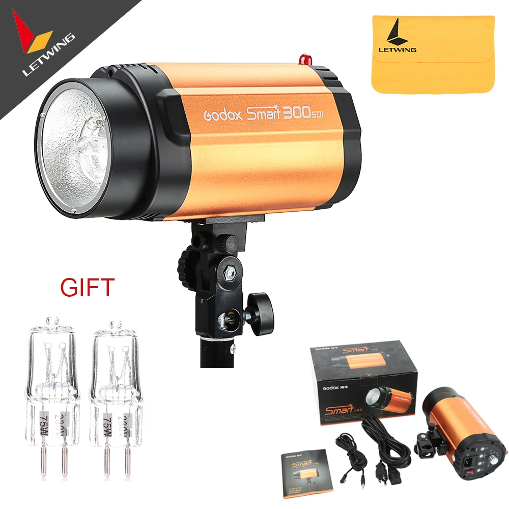 

Free Shipping New Version Godox Smart 300SDI 300WS Photo Mini Studio Strobe Flash Speedlite Lamp Head 220V 110V