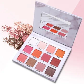 

2019 Eyeshadow Palette 12 Colors Matte Glitter Long Lasting Portable Cosmetic for Women