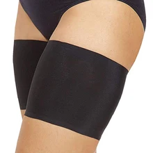 Гетры стройнее группа Для женщин высокие эластичные противоскользящие трение защита бедер полосы Гетры Для женщин Beenwarmers носки 1 шт