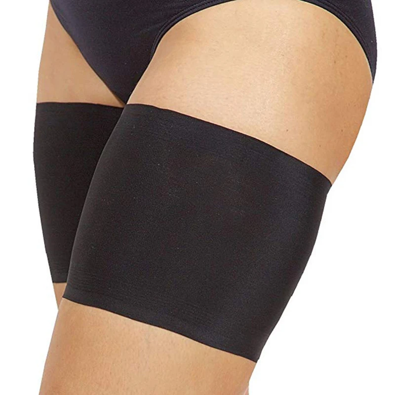 

2019 Leg Warmer Slimmer Band Women High Elastic Anti-Skid Chaffing Protection Thigh Bands Leg Warmers Women Beenwarmers Sock 1PC