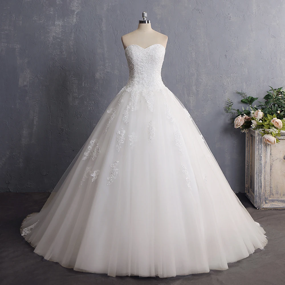 Vestidos De Novia 2019 дешевое свадебное платье Винтаж Принцесса бальное платье свадебное
